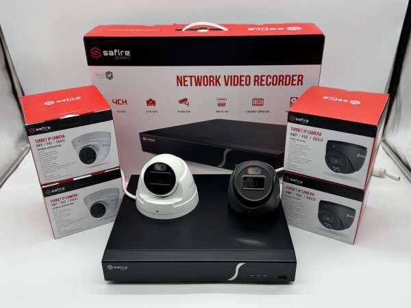 Safire Videoüberwachungspaket Weiß