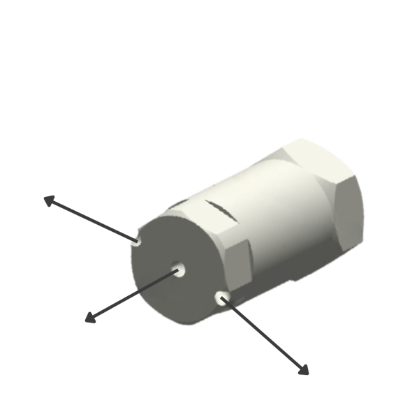 U3x0° · Optional nozzle (Düse)
